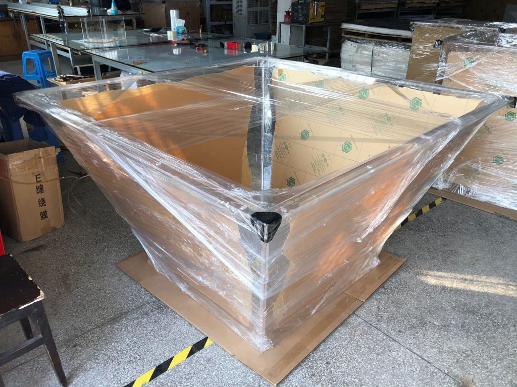 杰峰有機玻璃大型漏斗定制